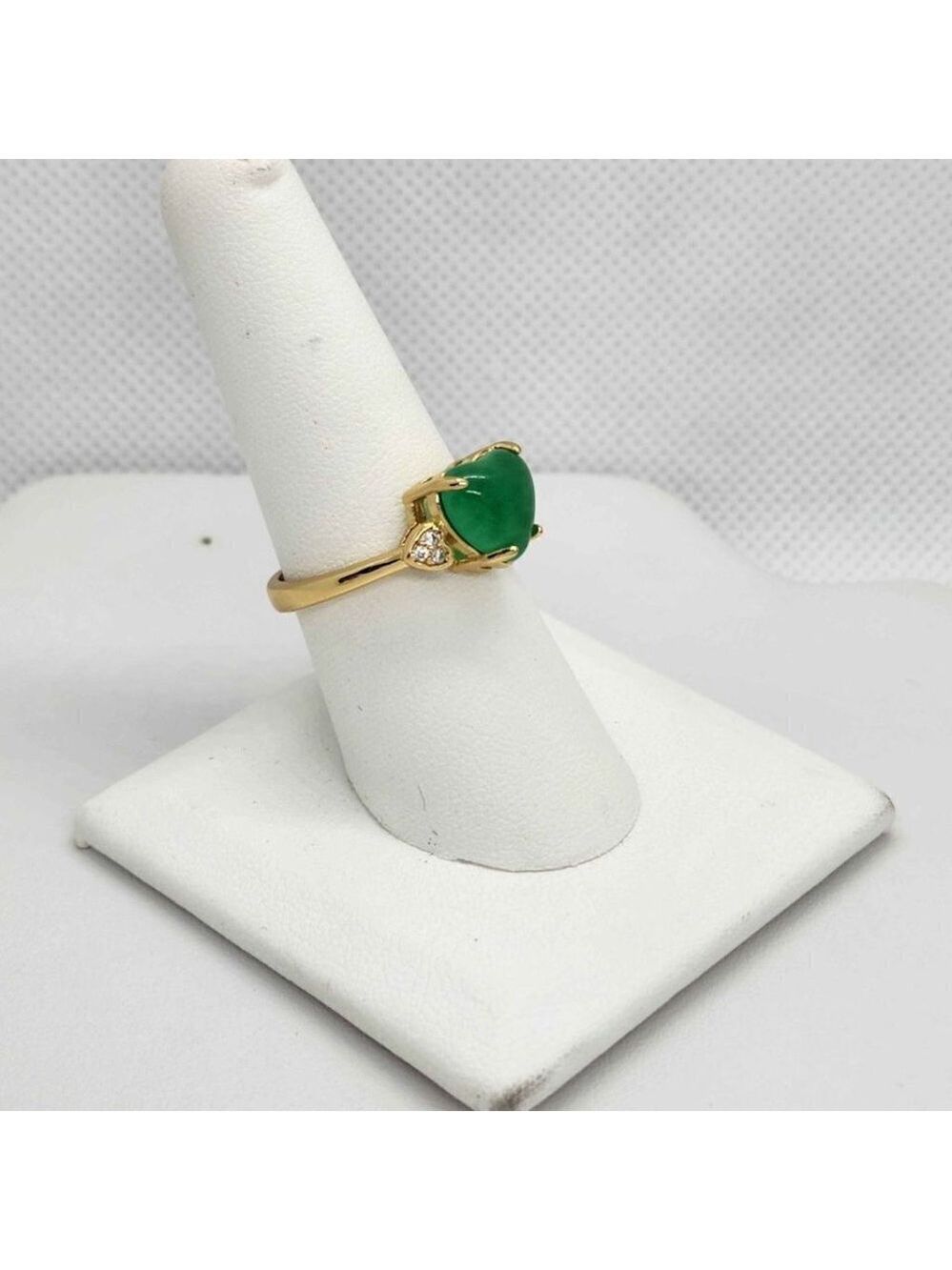 Brand NEW Jade Hearts Ring - Picture 3 of 4